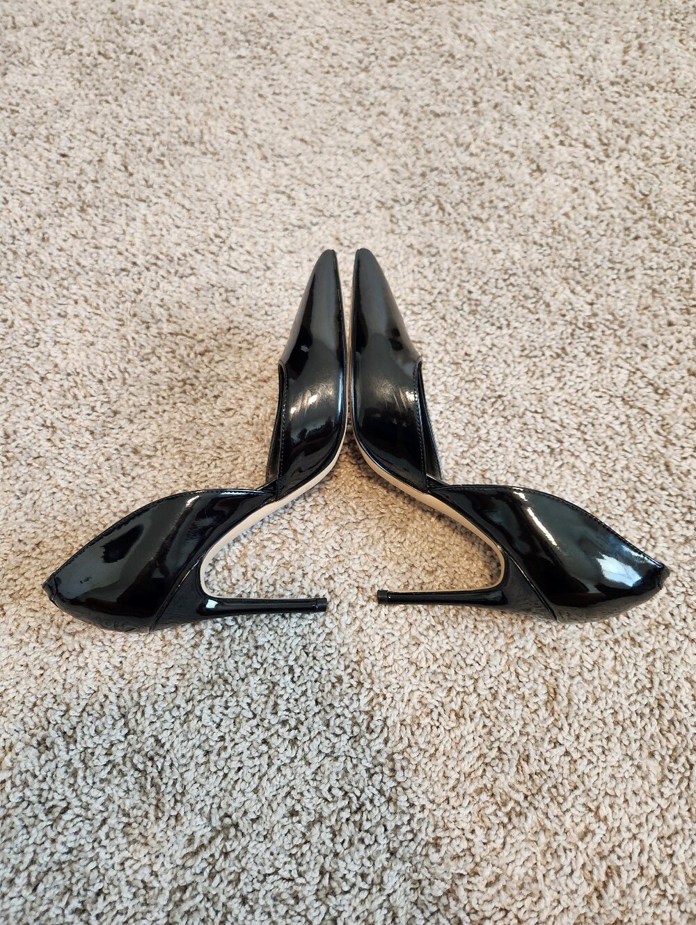 Marc Fisher Women's Christa Pump Black Patent Size 6 - Picture 4 of 10